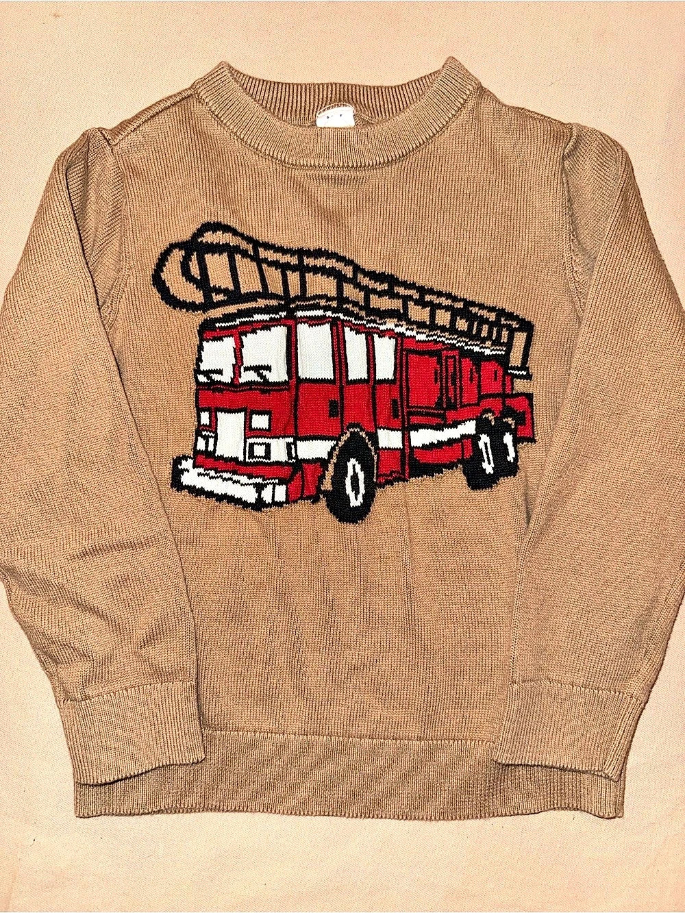 Baby Gap Kids Firetruck Sweater Boys Size 5T